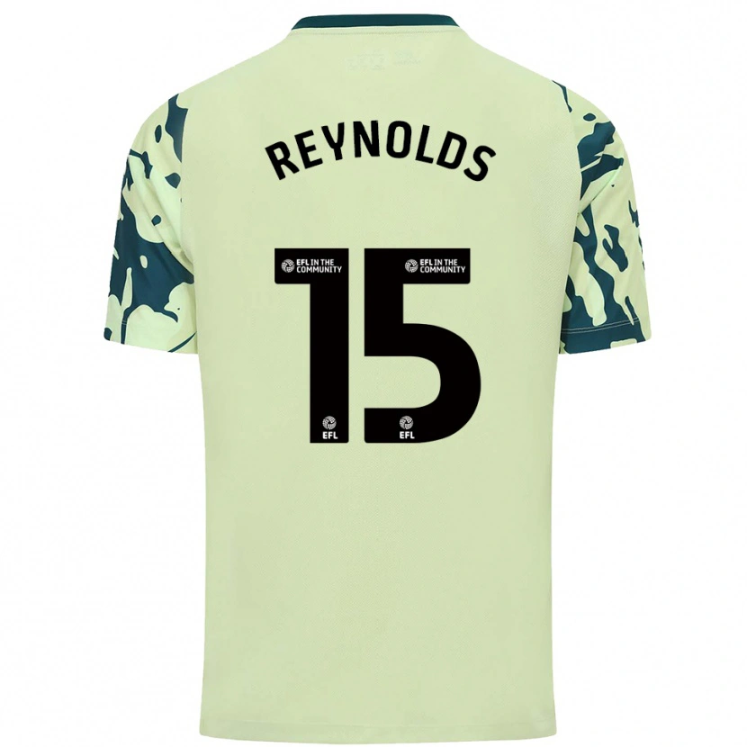 Danxen Mulher Camisola Oliver Reynolds #15 Verde Escuro Alternativa 2025/26 Camisa Brasil