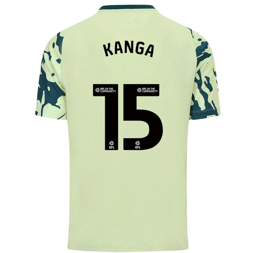 Danxen Mulher Camisola Wilfried Kanga #15 Verde Escuro Alternativa 2025/26 Camisa Brasil