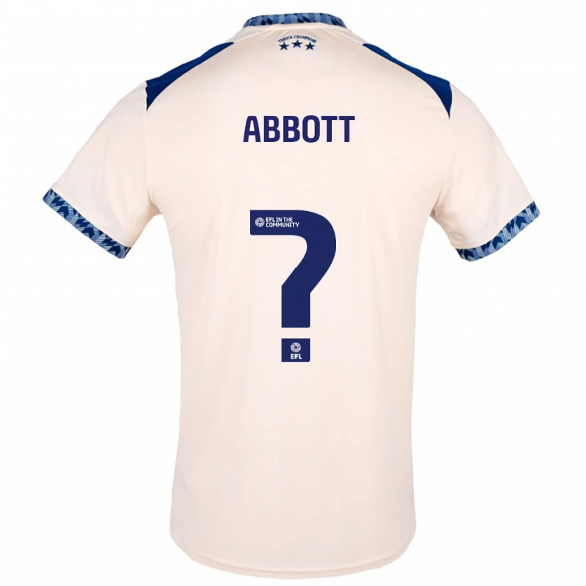 Danxen Mulher Camisola Zak Abbott #0 Branco Sujo Azul Marinho Alternativa 2025/26 Camisa Brasil