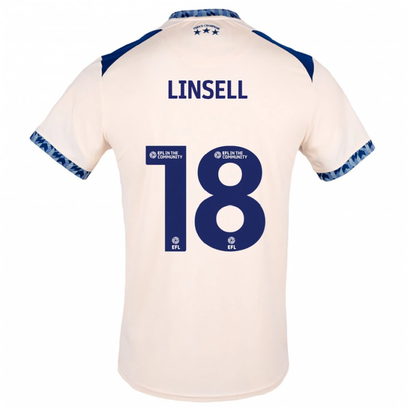 Danxen Mulher Camisola Alice Linsell #18 Branco Sujo Azul Marinho Alternativa 2025/26 Camisa Brasil