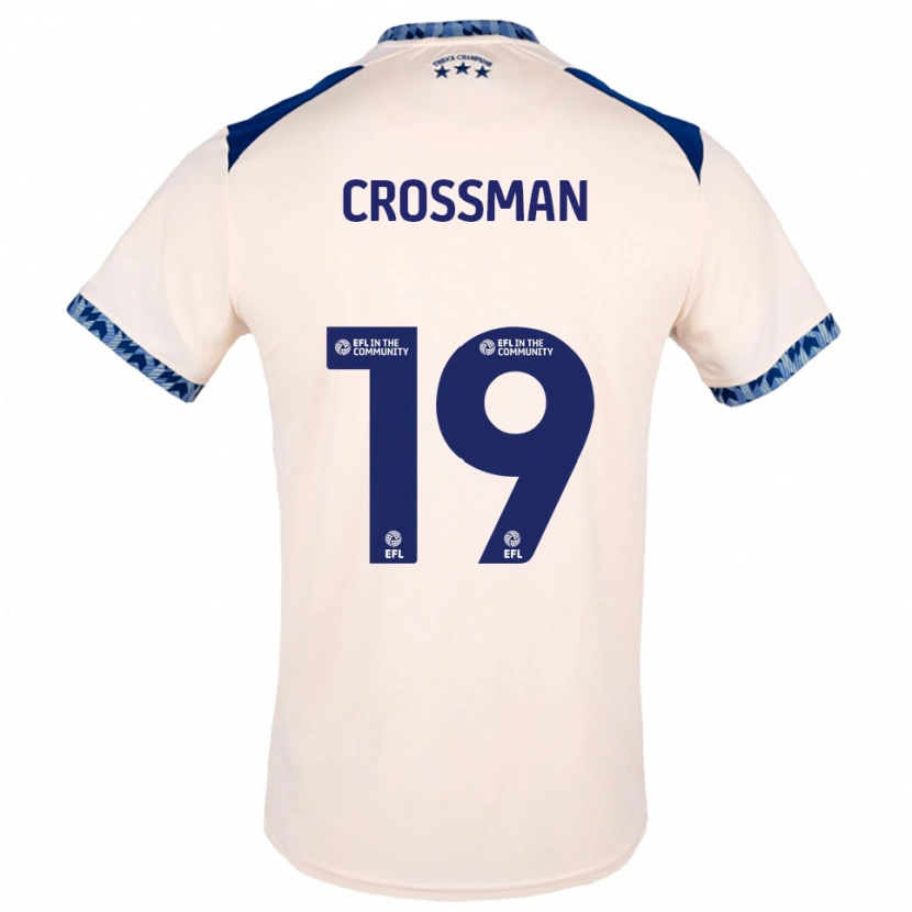 Danxen Mulher Camisola Paige Crossman #19 Branco Sujo Azul Marinho Alternativa 2025/26 Camisa Brasil
