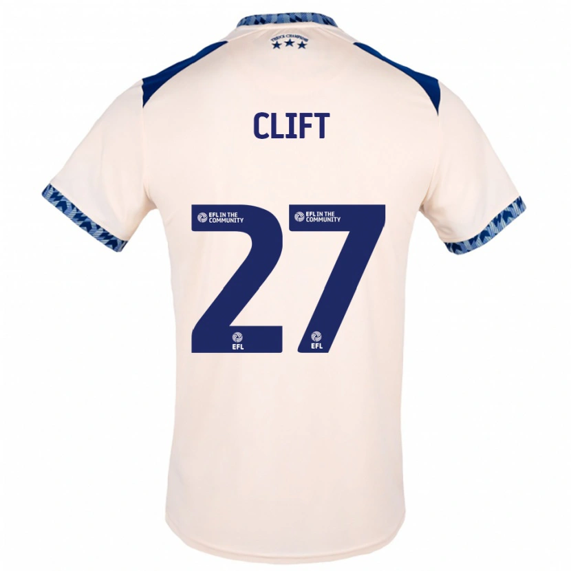 Danxen Mulher Camisola Cassidy Clift #27 Branco Sujo Azul Marinho Alternativa 2025/26 Camisa Brasil