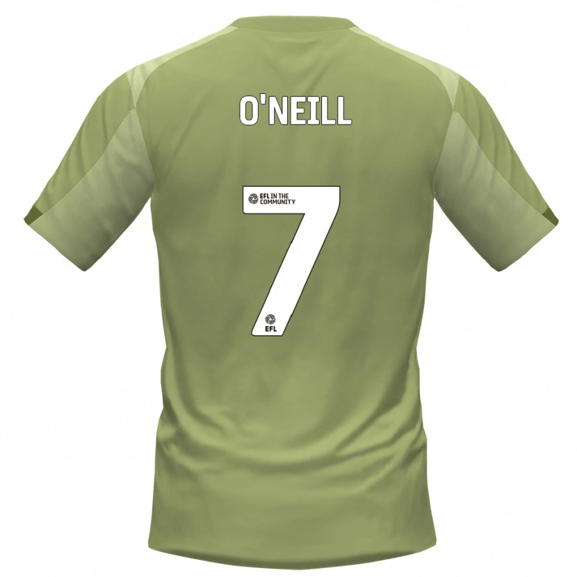 Danxen Mulher Camisola Ollie O'neill #7 Sálvia Champagne Alternativa 2025/26 Camisa Brasil
