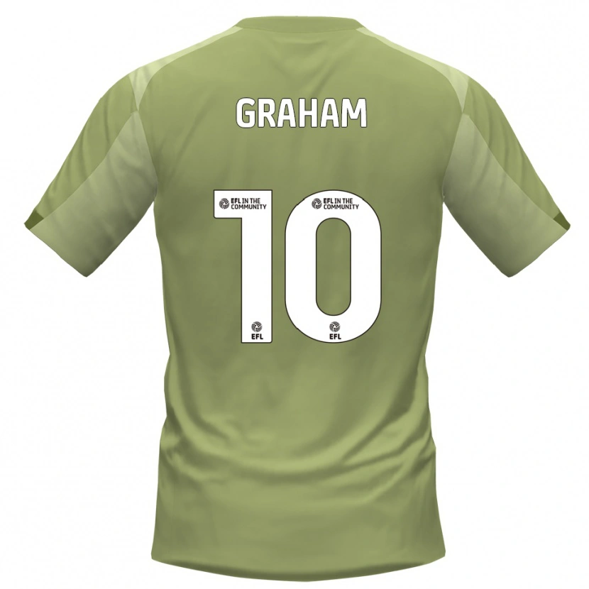 Danxen Mulher Camisola Jordan Graham #10 Sálvia Champagne Alternativa 2025/26 Camisa Brasil