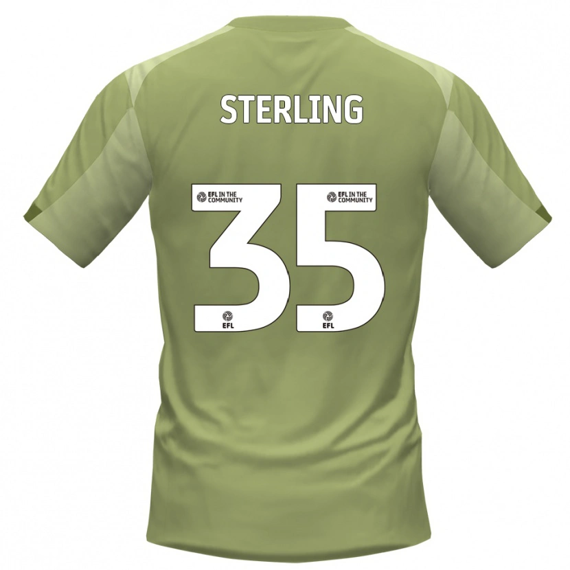 Danxen Mulher Camisola Aaron Sterling #35 Sálvia Champagne Alternativa 2025/26 Camisa Brasil