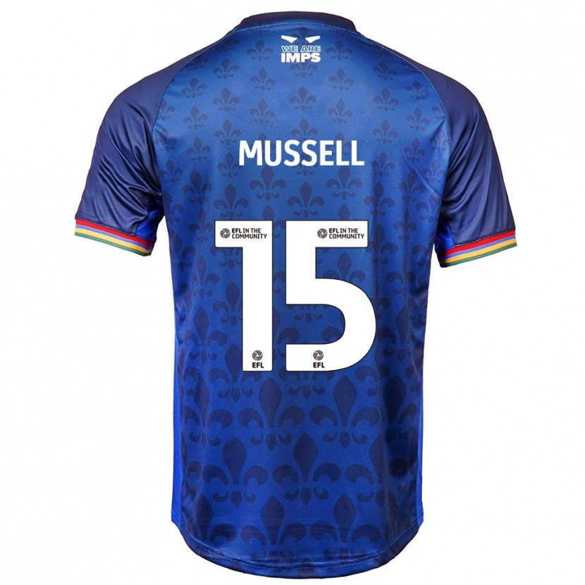 Danxen Mulher Camisola Theo Mussell #15 Azul Marinho Alternativa 2025/26 Camisa Brasil