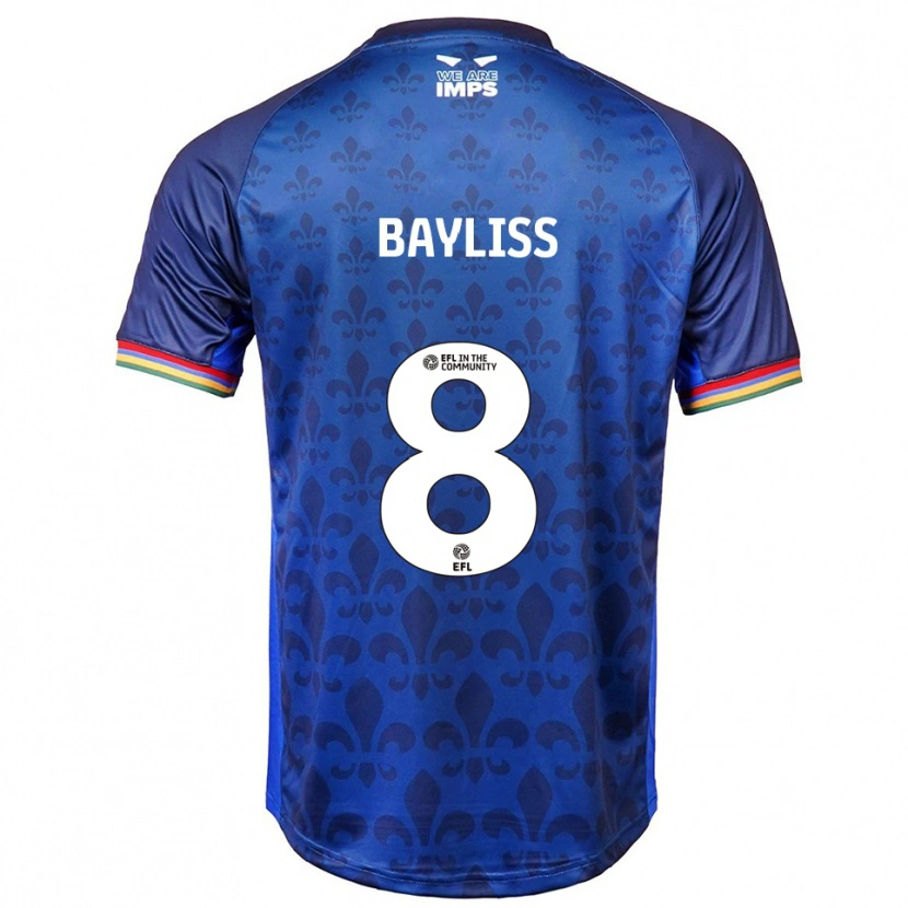 Danxen Mulher Camisola Tom Bayliss #8 Azul Marinho Alternativa 2025/26 Camisa Brasil