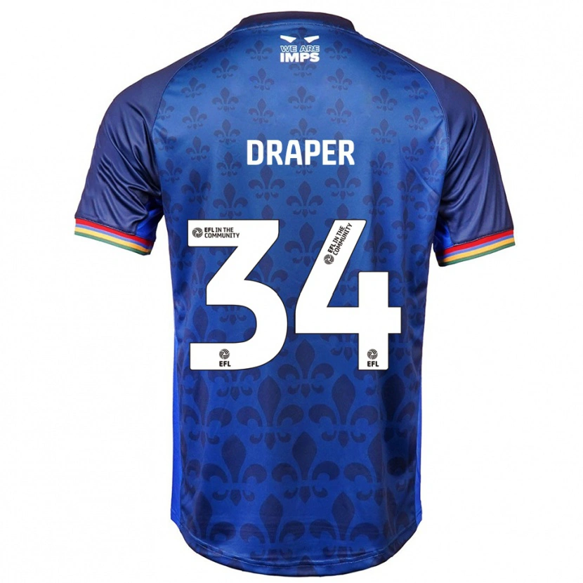 Danxen Mulher Camisola Freddie Draper #34 Azul Marinho Alternativa 2025/26 Camisa Brasil
