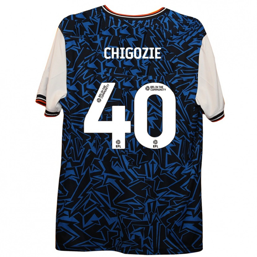 Danxen Mulher Camisola Christian Chigozie #40 Azul Preto Branco Alternativa 2025/26 Camisa Brasil