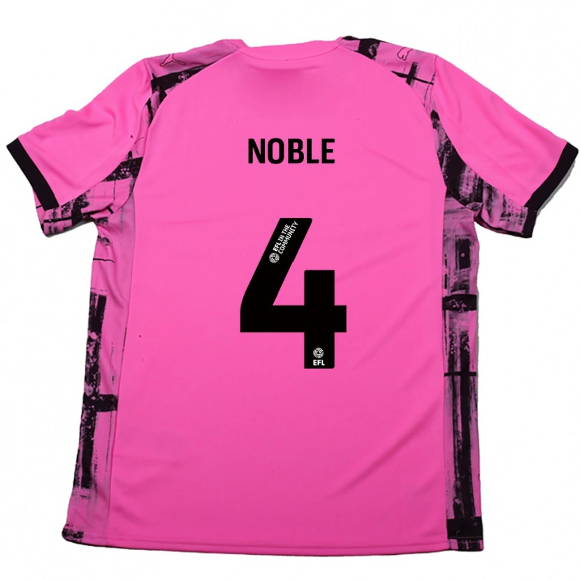 Danxen Mulher Camisola Fay Noble #4 Rosa Vermelho Preto Alternativa 2025/26 Camisa Brasil