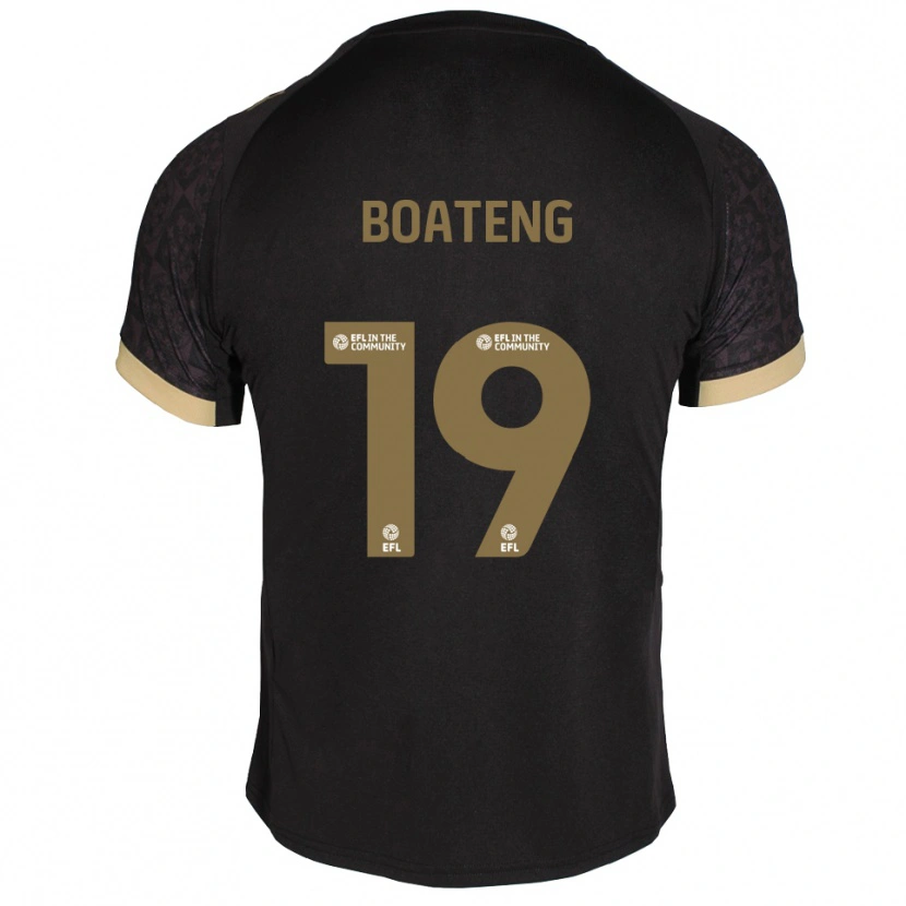 Danxen Mulher Camisola Malachi Boateng #19 Preto Dourado Alternativa 2025/26 Camisa Brasil