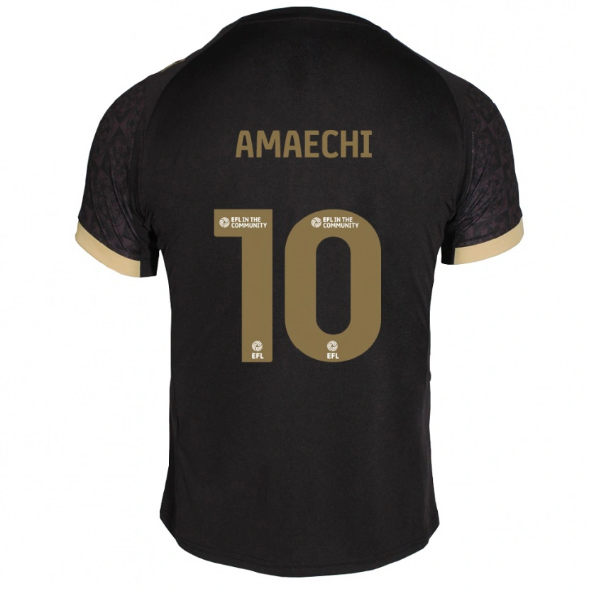 Danxen Mulher Camisola Xavier Amaechi #10 Preto Dourado Alternativa 2025/26 Camisa Brasil