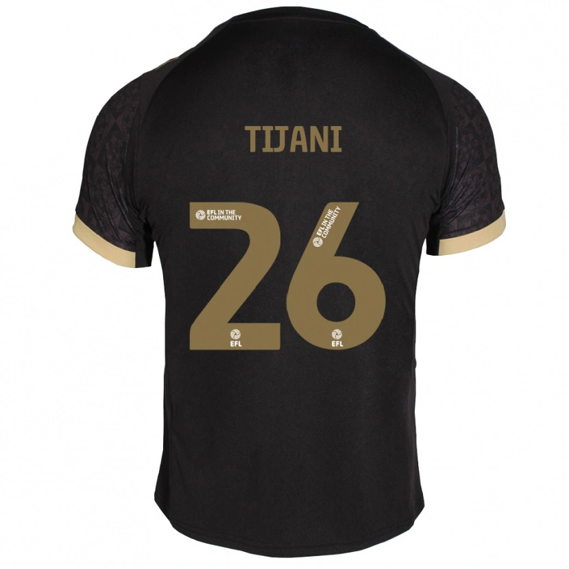 Danxen Mulher Camisola Muhamed Tijani #26 Preto Dourado Alternativa 2025/26 Camisa Brasil