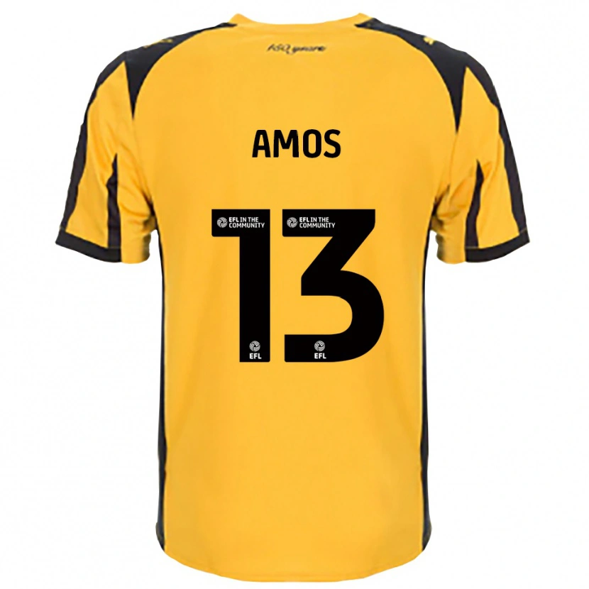 Danxen Mulher Camisola Ben Amos #13 Laranja Preto Alternativa 2025/26 Camisa Brasil