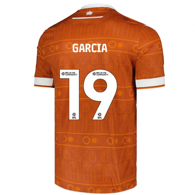 Danxen Mulher Camisola Andre Garcia #19 Laranja Branco Alternativa 2025/26 Camisa Brasil