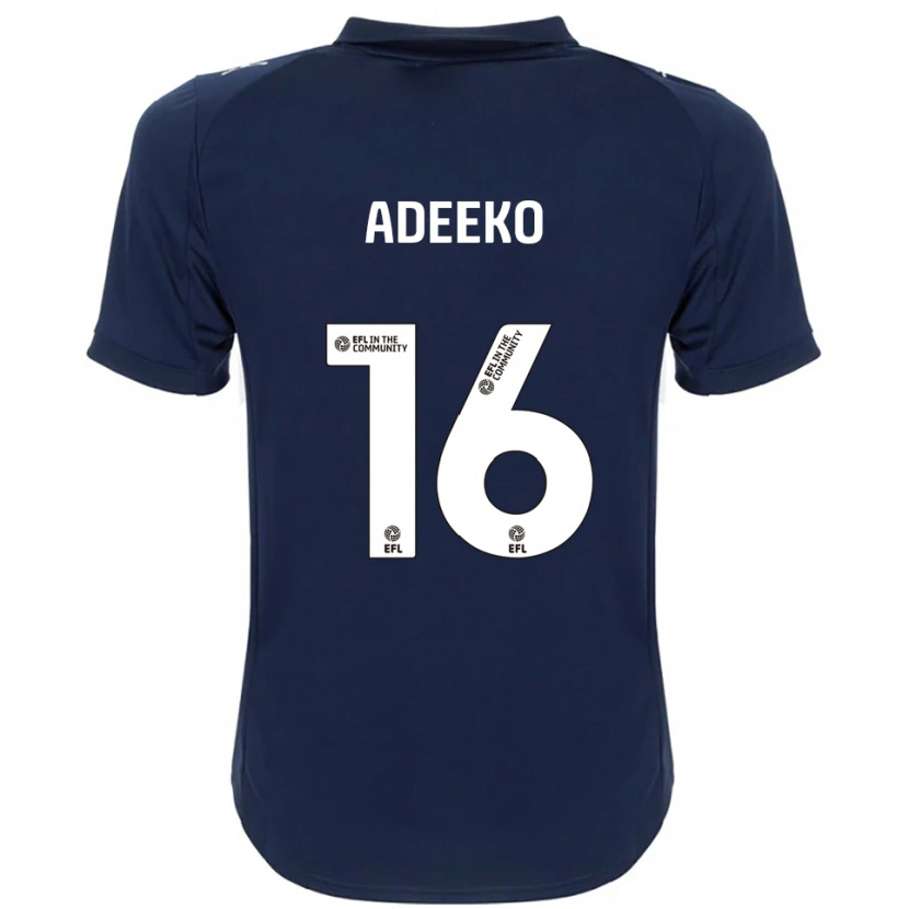 Danxen Mulher Camisola Baba Adeeko #16 Azul Marinho Branco Alternativa 2025/26 Camisa Brasil