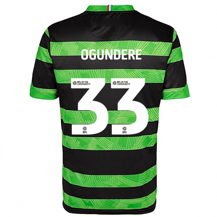 Danxen Mulher Camisola Isaac Ogundere #33 Preto Verde Alternativa 2025/26 Camisa Brasil