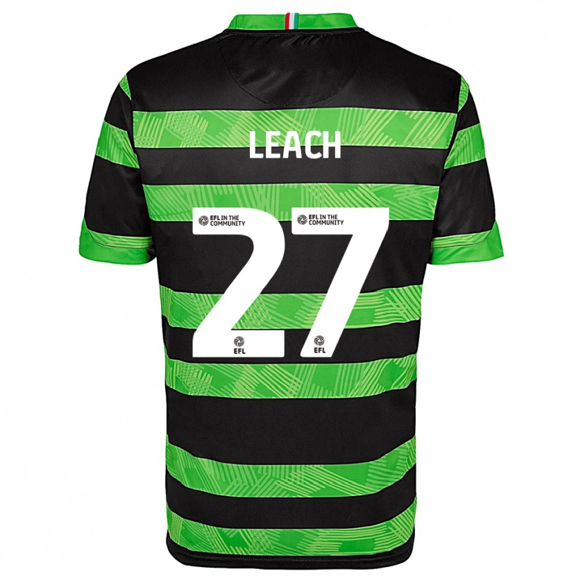 Danxen Mulher Camisola Ed Leach #27 Preto Verde Alternativa 2025/26 Camisa Brasil