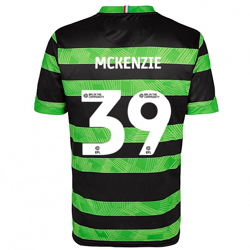 Danxen Mulher Camisola Kai Mckenzie #39 Preto Verde Alternativa 2025/26 Camisa Brasil