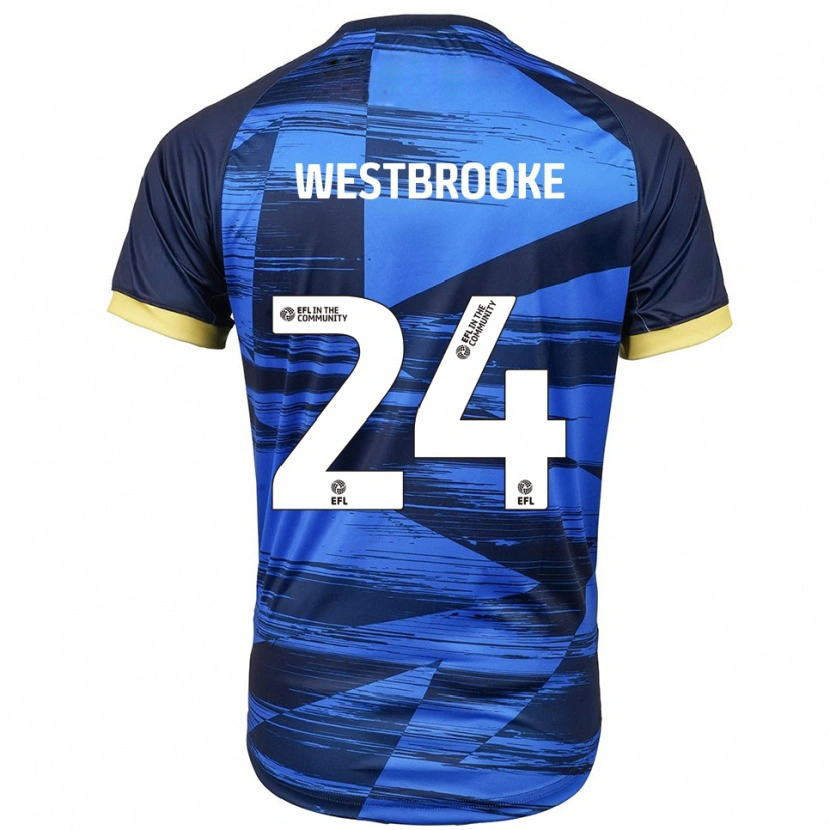 Danxen Mulher Camisola Zain Westbrooke #24 Azul Marinho Alternativa 2025/26 Camisa Brasil