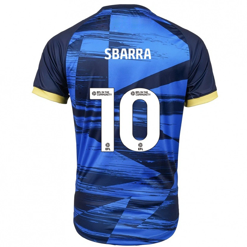 Danxen Mulher Camisola Joe Sbarra #10 Azul Marinho Alternativa 2025/26 Camisa Brasil