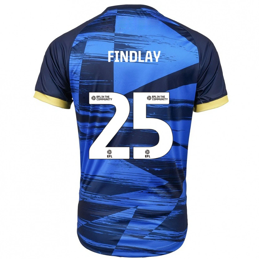 Danxen Mulher Camisola Holly Findlay #25 Azul Marinho Alternativa 2025/26 Camisa Brasil