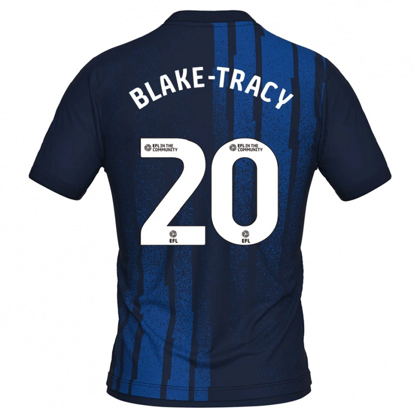 Danxen Mulher Camisola Frazer Blake-Tracy #20 Azul Marinho Branco Alternativa 2025/26 Camisa Brasil