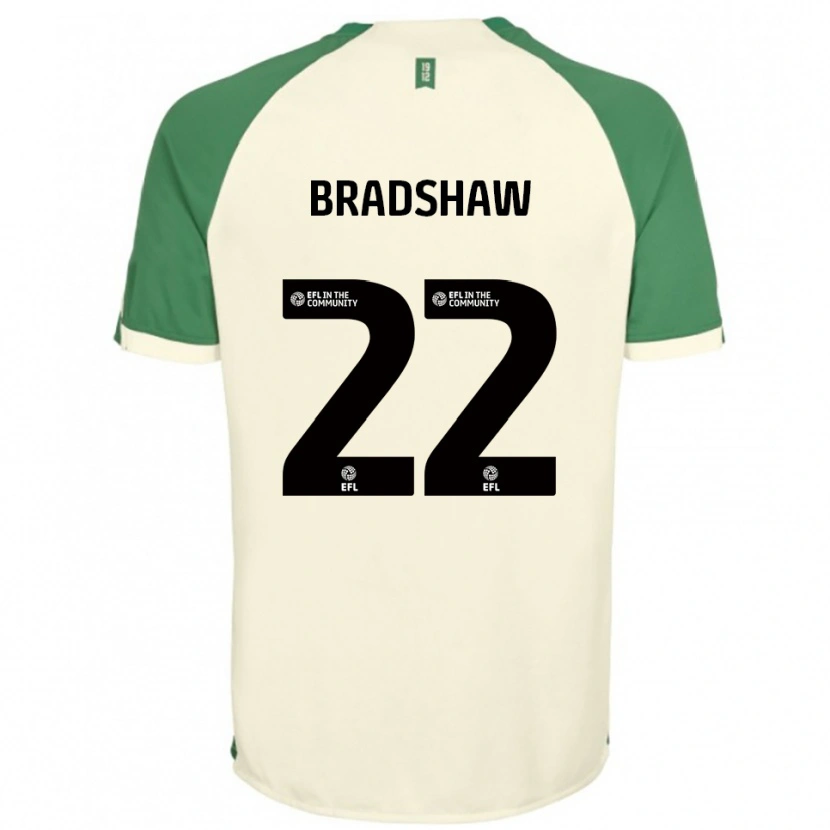 Danxen Mulher Camisola Zak Bradshaw #22 Branco Sujo Verde Alternativa 2025/26 Camisa Brasil