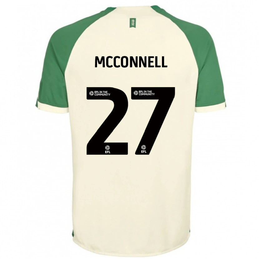 Danxen Mulher Camisola Glenn Mcconnell #27 Branco Sujo Verde Alternativa 2025/26 Camisa Brasil