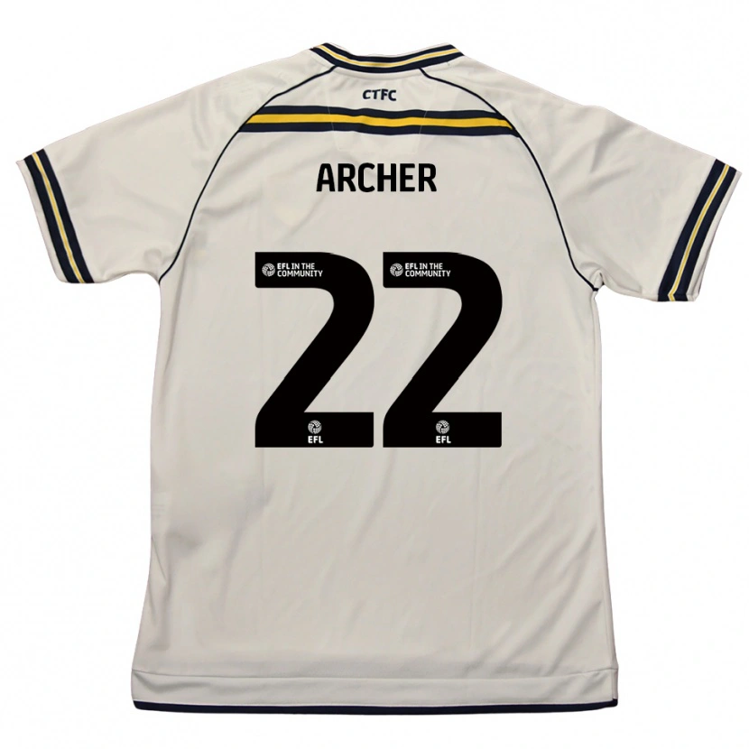 Danxen Mulher Camisola Ethon Archer #22 Branco Azul Marinho Alternativa 2025/26 Camisa Brasil