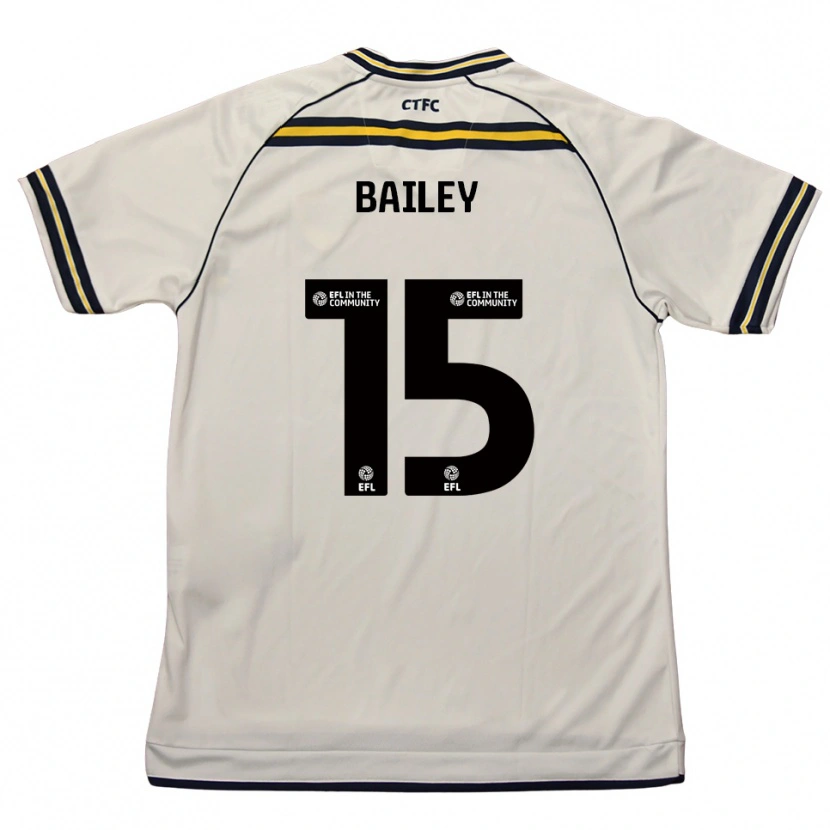 Danxen Mulher Camisola Ieuan Bailey #15 Branco Azul Marinho Alternativa 2025/26 Camisa Brasil