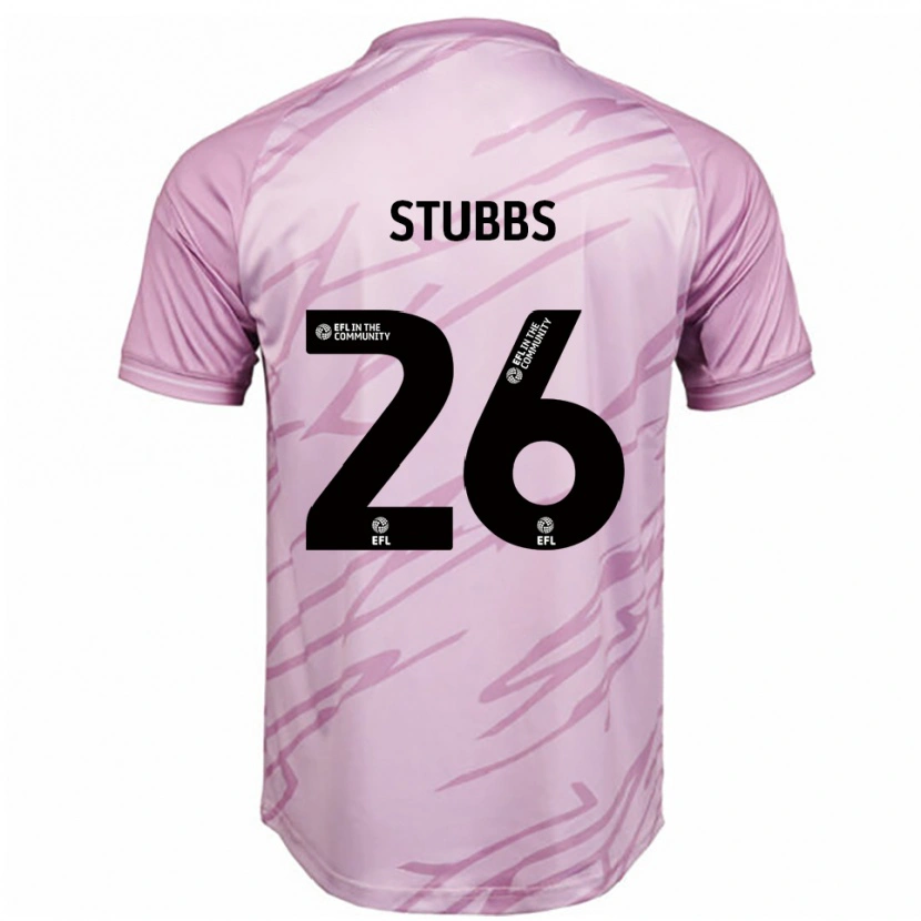 Danxen Mulher Camisola Sam Stubbs #26 Rosa Preto Alternativa 2025/26 Camisa Brasil