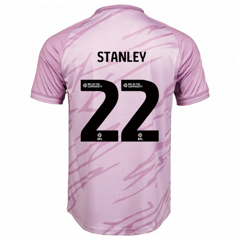 Danxen Mulher Camisola Eva Stanley #22 Rosa Preto Alternativa 2025/26 Camisa Brasil