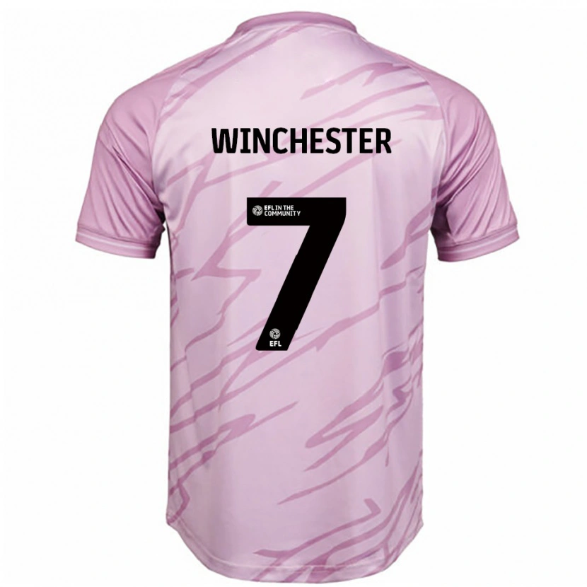Danxen Mulher Camisola Carl Winchester #7 Rosa Preto Alternativa 2025/26 Camisa Brasil