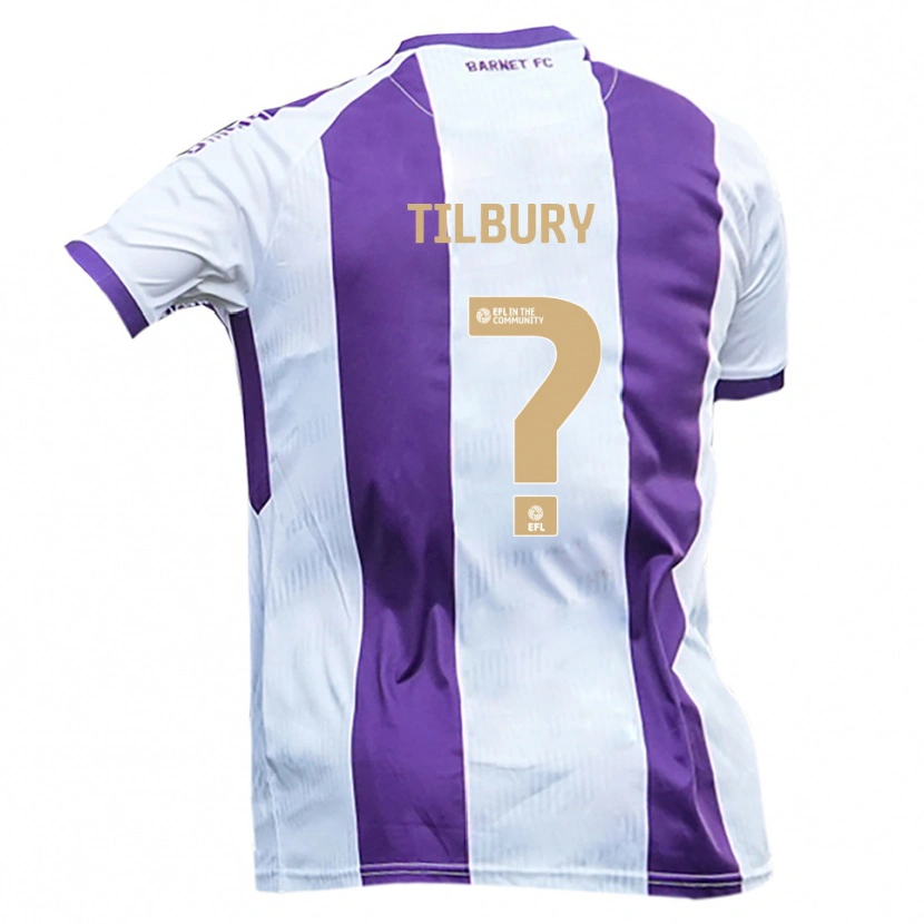 Danxen Mulher Camisola Frankie Tilbury #0 Branco Roxo Alternativa 2025/26 Camisa Brasil