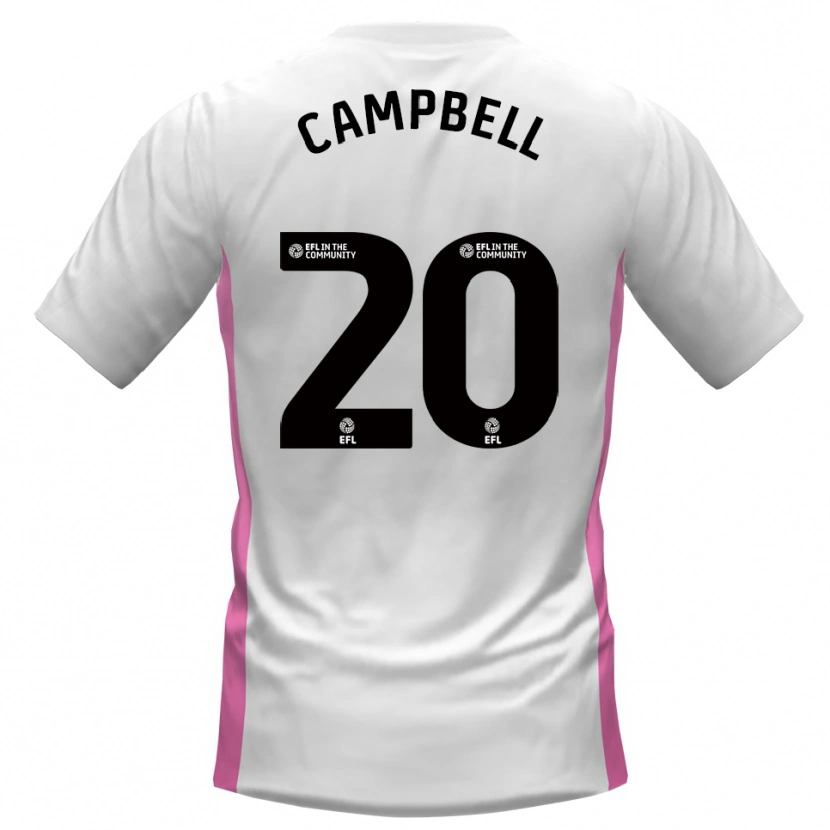 Danxen Mulher Camisola Vontae Daley-Campbell #20 Branco Vermelho Alternativa 2025/26 Camisa Brasil
