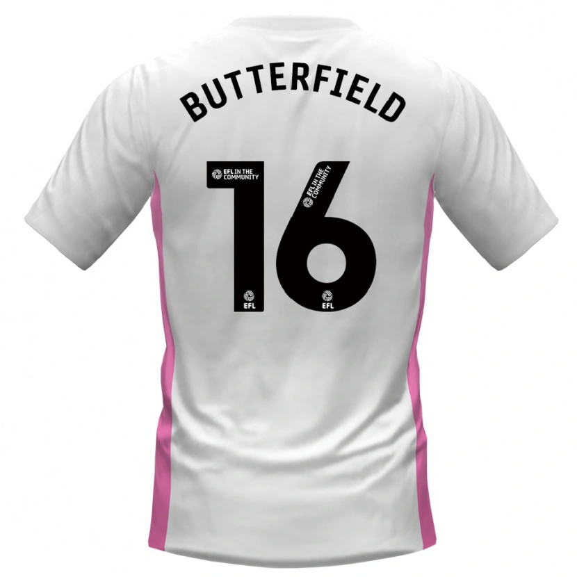 Danxen Mulher Camisola Luke Butterfield #16 Branco Vermelho Alternativa 2025/26 Camisa Brasil