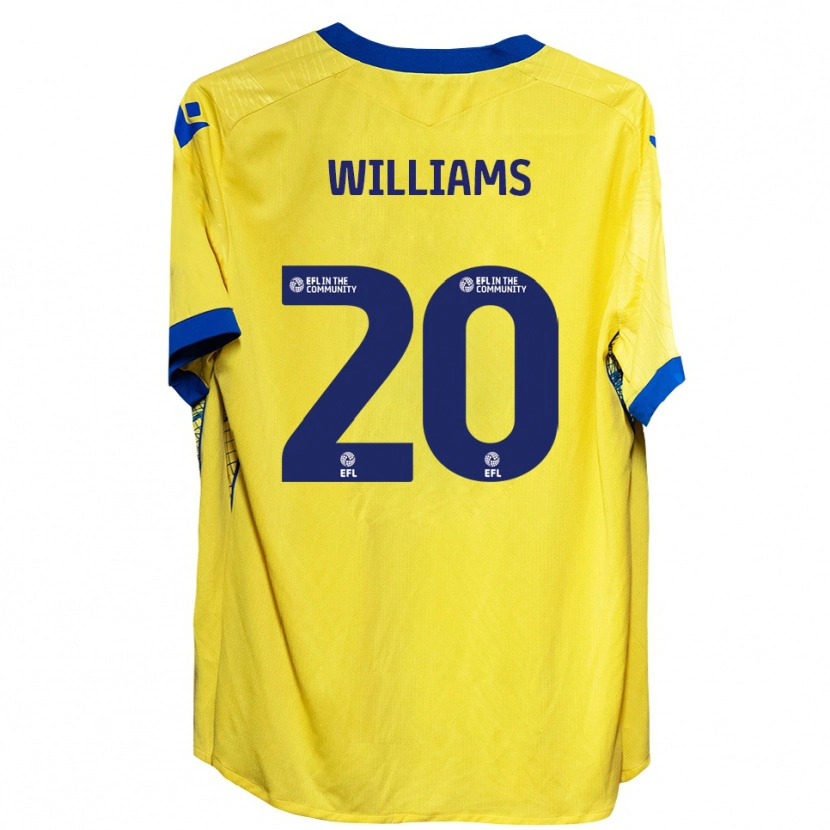 Danxen Mulher Camisola Billie-Jo Williams #20 Amarelo Azul Alternativa 2025/26 Camisa Brasil