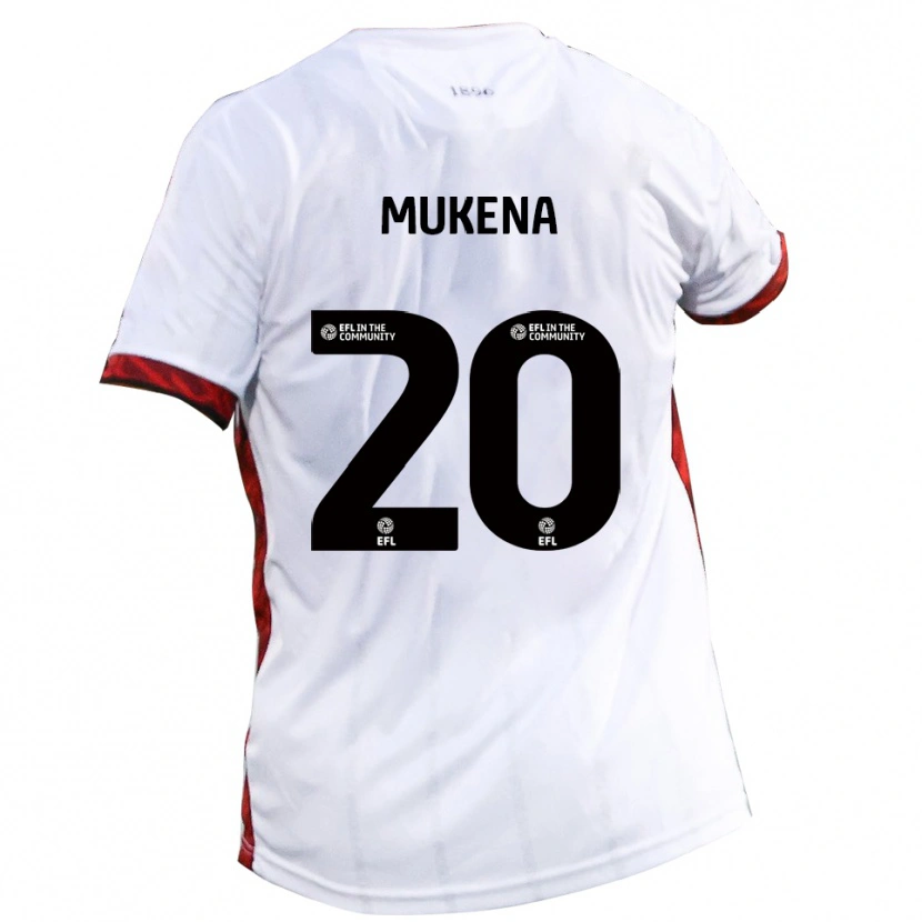 Danxen Mulher Camisola Joy Mukena #20 Branco Vermelho Preto Alternativa 2025/26 Camisa Brasil