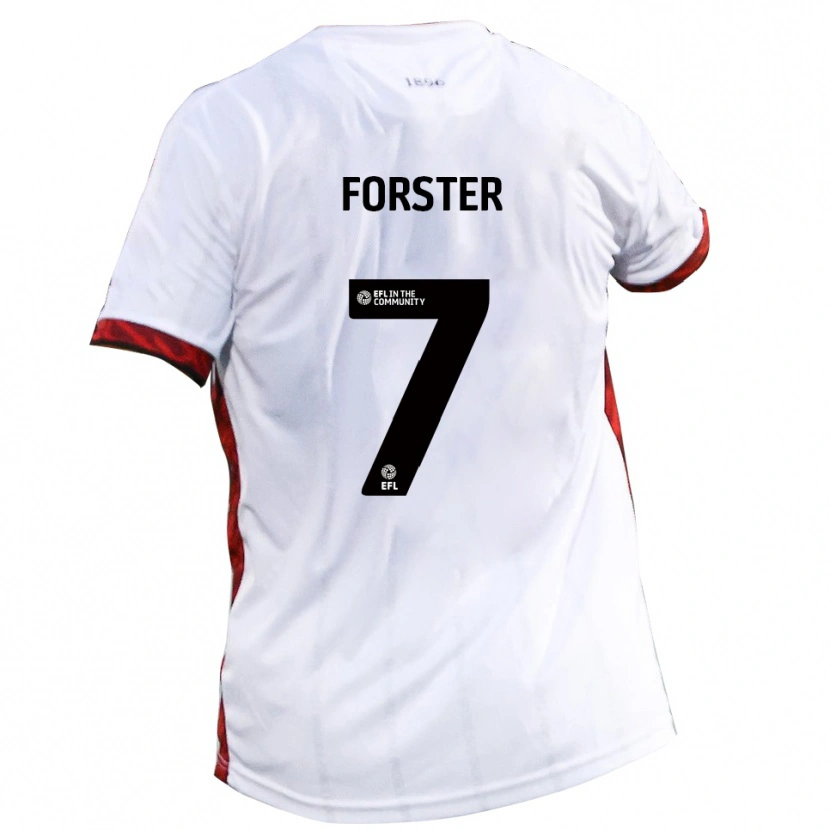 Danxen Mulher Camisola Harry Forster #7 Branco Vermelho Preto Alternativa 2025/26 Camisa Brasil