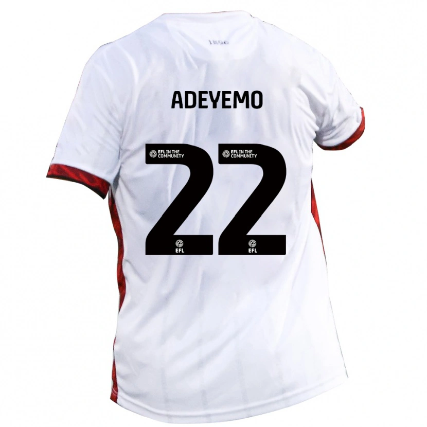 Danxen Mulher Camisola Ade Adeyemo #22 Branco Vermelho Preto Alternativa 2025/26 Camisa Brasil