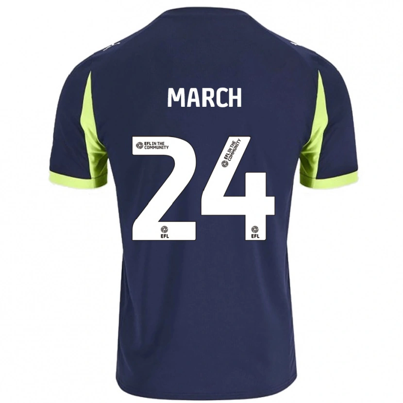 Danxen Mulher Camisola Josh March #24 Azul Marinho Verde Fluorescente Alternativa 2025/26 Camisa Brasil