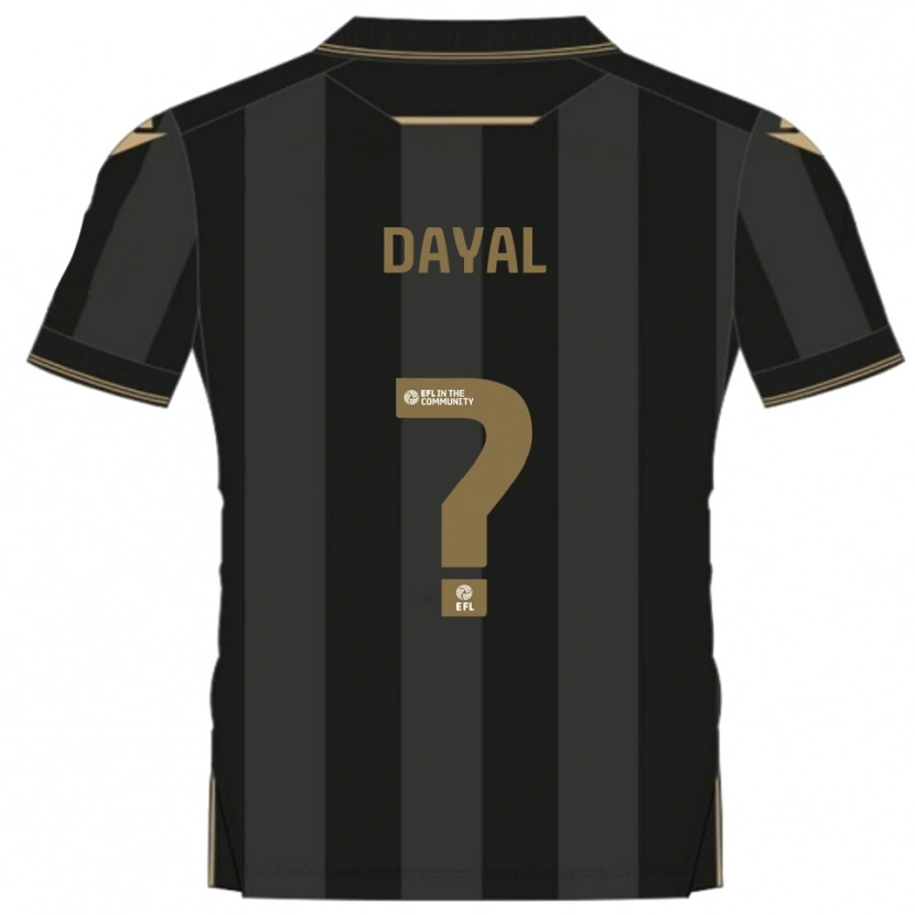Danxen Mulher Camisola Louie Dayal #0 Preto Dourado Alternativa 2025/26 Camisa Brasil