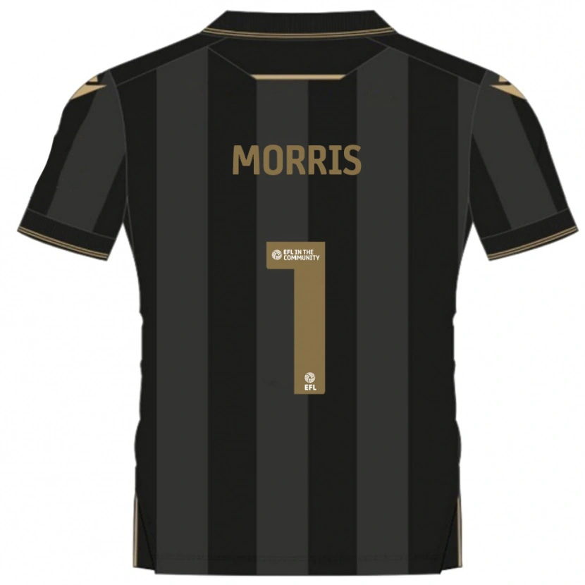 Danxen Mulher Camisola Glenn Morris #1 Preto Dourado Alternativa 2025/26 Camisa Brasil