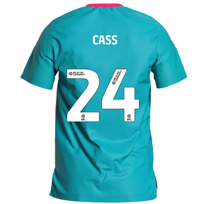 Danxen Mulher Camisola Lewis Cass #24 Azul Celeste Rosa Alternativa 2025/26 Camisa Brasil