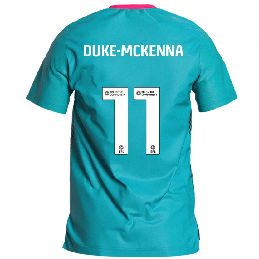 Danxen Mulher Camisola Stephen Duke-Mckenna #11 Azul Celeste Rosa Alternativa 2025/26 Camisa Brasil