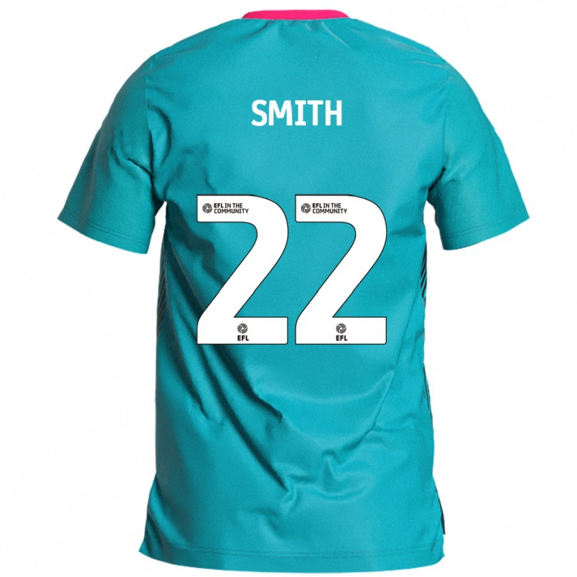 Danxen Mulher Camisola Reece Smith #22 Azul Celeste Rosa Alternativa 2025/26 Camisa Brasil