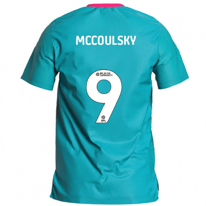 Danxen Mulher Camisola Shawn Mccoulsky #9 Azul Celeste Rosa Alternativa 2025/26 Camisa Brasil