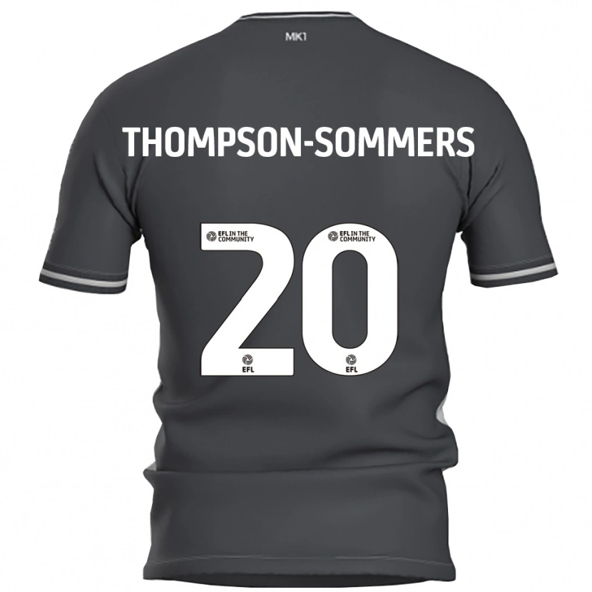 Danxen Mulher Camisola Kane Thompson-Sommers #20 Cinza Prata Alternativa 2025/26 Camisa Brasil