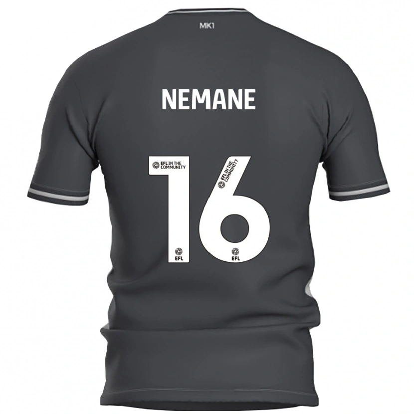 Danxen Mulher Camisola Aaron Nemane #16 Cinza Prata Alternativa 2025/26 Camisa Brasil